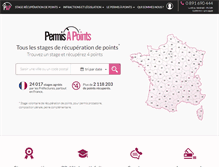 Tablet Screenshot of permisapoints.fr